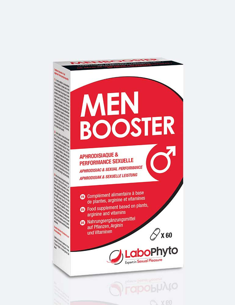 MEN BOOSTER 60 Capsules More Testosterone Better Sex