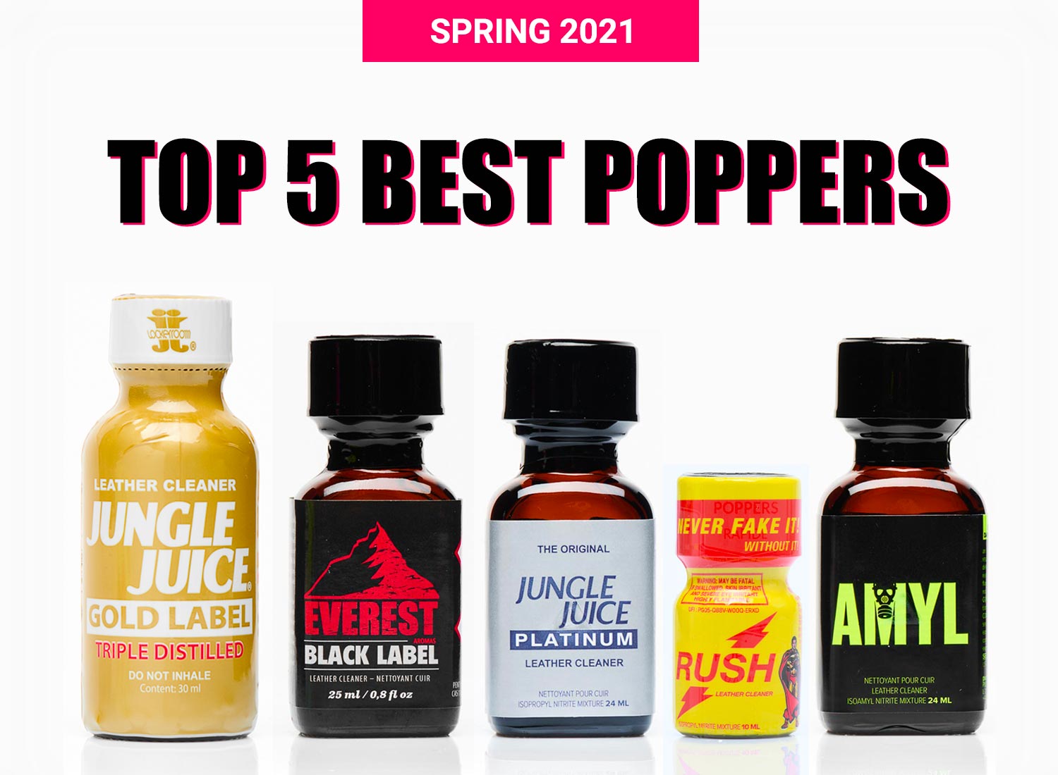 passage fast Bil Our top 5 best poppers for spring 2021! - Poppers Aromas Blog
