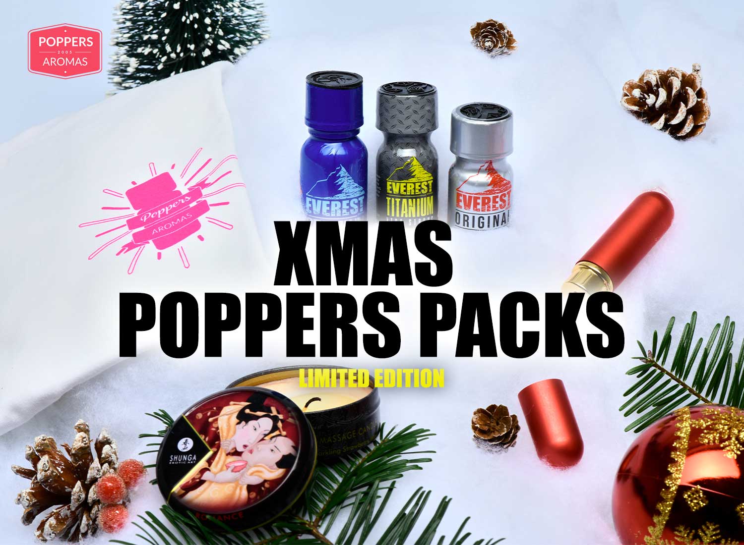Xmas Poppers Pack on Poppers Aromas