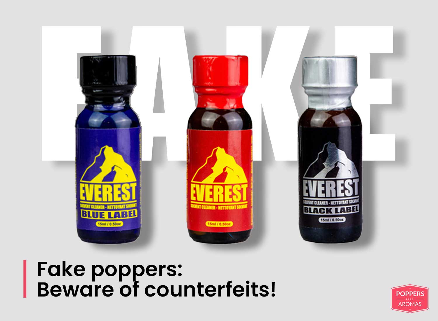 You are currently viewing Fake poppers: Beware of counterfeits!